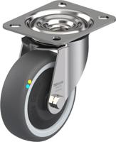 Blickle LEX-PATH 100KFD-ELS Zwenkwiel Wieldiameter: 100 mm Draagvermogen (max.): 130 kg 1 stuk(s) - thumbnail
