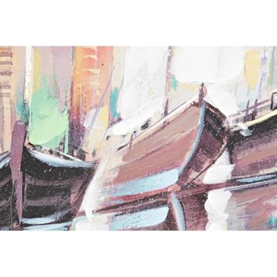 Canvas DKD Home Decor Canvas Hout MDF 80 x 3 x 80 cm