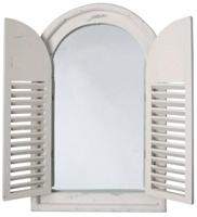 Spiegelkozijn met Houten deurtjes / Esschert Design - thumbnail