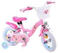 Disney Prinzessin Disney princess kinderfiets - meisjes - 12 inch - roze - twee handremmen - thumbnail