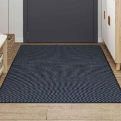 VidaXL Deurmat 115x200 cm blauw