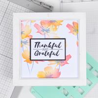 Sizzix • layered stencil flowers - thumbnail