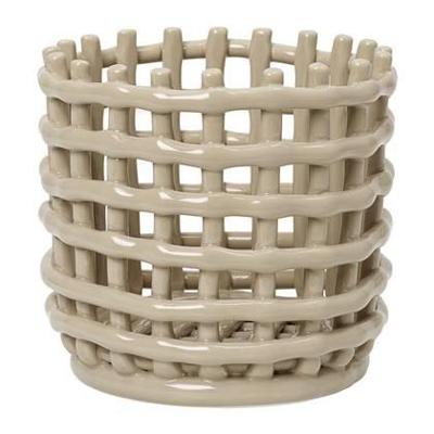 ferm LIVING Ceramic Mand Small - Cashmere ferm LIVING Ceramic Mand Small - Cashmere