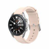 Classic leren bandje - Roze - Samsung Galaxy Watch 4 Classic - 42mm & 46mm Classic leren bandje - Roze - Samsung Galaxy Watch 4 Classic - 42mm & 46mm