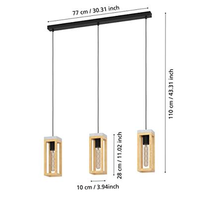 Eglo Houten eettafellampNafferton - 43744
