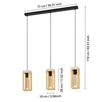 Eglo Houten eettafellampNafferton - 43744 - thumbnail