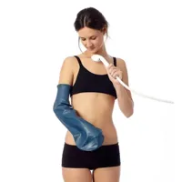 Teyder Douchehoes Arm Volwassenen - S - Universeel - Blauw - Lang - thumbnail