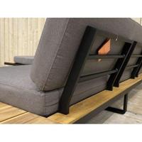 Dilos loungeset zwart hoekset L253 x B253 cm Eurofleur Aanbieding - Eurofleur aanbieding - thumbnail