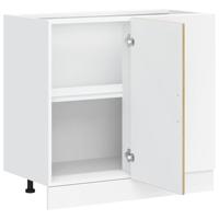 Spoelbakonderkast Lucca bewerkt hout sonoma eikenkleurig - thumbnail