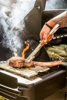 Forged BBQ - tang XL BBQ - Olijfhout / Staal - thumbnail