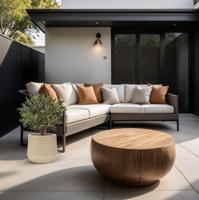 Olijf Kunstbol D 50cm UV in pot - thumbnail