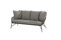 4SO Babilonia loungebank 2.5-zits mid grey - thumbnail