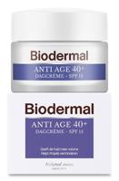 Biodermal Anti Age 40+ Dagcrème met hyaluronzuur en vitamine C - met SPF15 - thumbnail