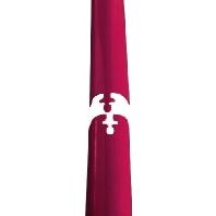 Fränkische Rohrwerke 18040040 Afdekking 1000 mm Rood 1 stuk(s)