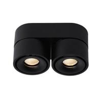 Lucide YUMIKO - Plafondspot - LED Dimb. - 2x10W 2700K - Zwart - thumbnail