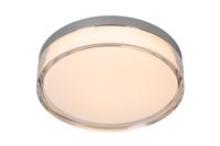 Lucide PLANO - Plafonnière Badkamer - Ø 23 cm - LED Dimb. - CCT - 1x11W 2700K/4000K - IP44 - Opaal - thumbnail