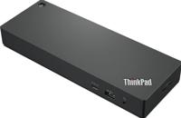 Lenovo 40B00300EU notebook dock & poortreplicator Bedraad Thunderbolt 4 Zwart, Rood - thumbnail