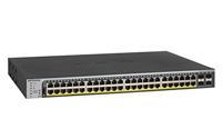 NETGEAR GS752TPP Managed L2/L3/L4 Gigabit Ethernet (10/100/1000) Power over Ethernet (PoE) 1U Zwart - thumbnail