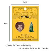 UPG Pins - Bob Ross en Vrolijk Klein Boompje - thumbnail