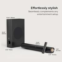 Creative Stage Pro Soundbar Zwart Bluetooth, Incl. draadloze subwoofer, USB - thumbnail