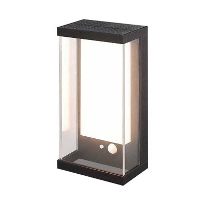 V-TAC VT-1193-B Solar Wandlamp - IP54 - Zwarte behuizing - 95 Lumen - 3000K