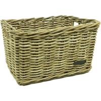 Rieten Fietsmand Grijs Maat XtraLarge - thumbnail