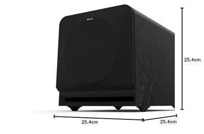 Klipsch Reference Premiere RP-1000SW subwoofer, hoge excursie, 25,4 cm, zwart