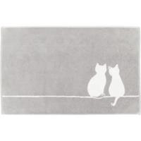 Cawö Cawö Cute Cats 6263 Badmat 50x80 platin/wit - thumbnail