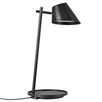 Tafellamp zwart &apos;Stay&apos; USB LED 14.5W dimbaar warm wit 47cm DFTP - thumbnail