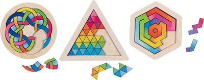 Goki houten breinbreker puzzel, per stuk