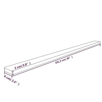 Hoekbeschermers 2 st 6x2x101,5 cm PU geel en zwart