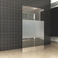 BWS Vrijstaande Inloopdouche Pro Line Middenband met Twee Stabilisatiestangen Koper (5 varianten) - thumbnail