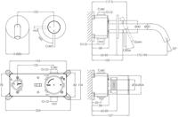 Ben Navan 2-gats inbouwmengkraan chroom - thumbnail