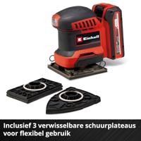 Einhell Power X-Change TE-OS 18/113 3X Li - Solo 4460730 Accu-deltaschuurmachine Zonder accu, Zonder lader, Incl. tas, Incl. accessoires 18 V Aantal - thumbnail