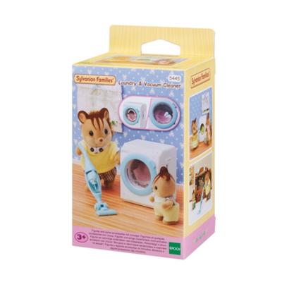 Sylvanian Families wasmachine en stofzuiger 5445