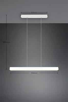 Trio HanglampParos wit - 73043131