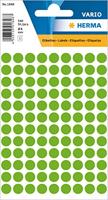 Etiket herma 1848 rond 8mm fluor groen 540st - thumbnail