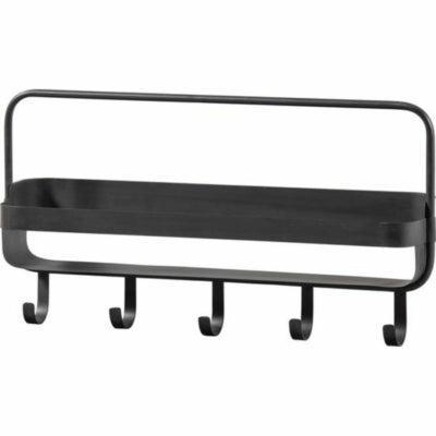 WOOOD wandrek akke zwart 56 cm | 4 stuks