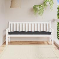 VidaXL Tuinbankkussen 180x50x7 cm oxford stof zwart - thumbnail