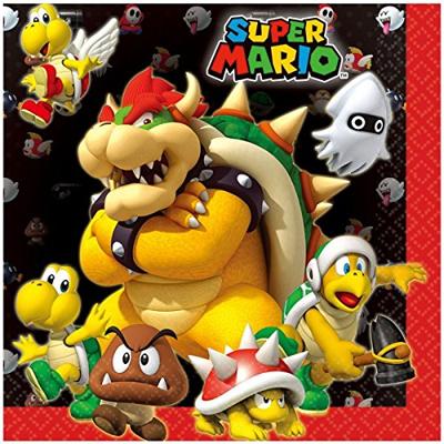 Super Mario servetten, 20st.