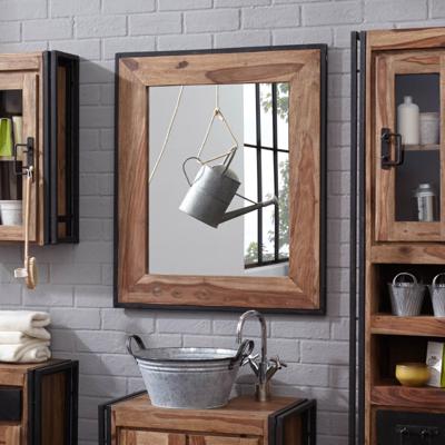 Artistiq Spiegel Panama 97 x 82cm - Bruin Artistiq Spiegel Panama 97 x 82cm - Bruin