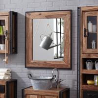 Artistiq Spiegel Panama 97 x 82cm - Bruin - thumbnail