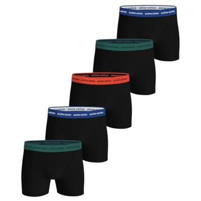 5-Pack heren boxershorts - Core - Voordeelverpakking heren ondergoed katoen - S - Zwart - Onderbroek heren heren heren - Ondergoed heren heren heren