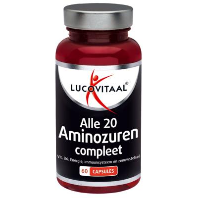 Lucovitaal Alle 22 Aminozuren Compleet 60Capsules Lucovitaal Alle 22 Aminozuren Compleet 60Capsules