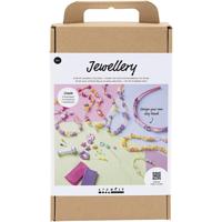 Creativ Company Hobbyset sieraden kids, diverse kleuren, 1 doos - thumbnail