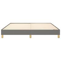 Boxspringframe stof donkergrijs 160x200 cm - thumbnail