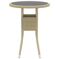 3-delige Tuinset poly rattan beige - thumbnail