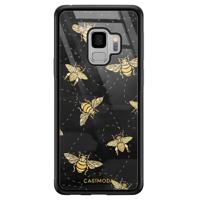 Samsung Galaxy S9 glazen hardcase - Bee yourself - thumbnail