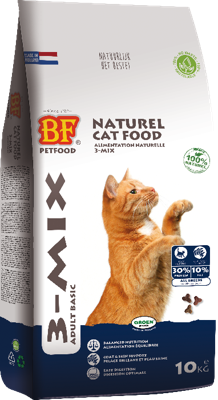 Biofood 3-mix adult kattenvoer 10kg