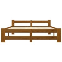 Bedframe massief grenenhout honingbruin 120x200 cm - thumbnail
